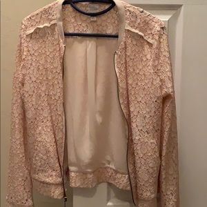 Pink lace blazer/jacket